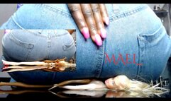 Shrunk Teens Crushed In Denim Jeans And Ass Smothered Unaware