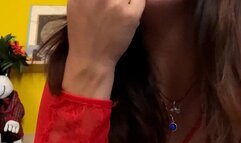 I slip my fingers into my pretty little nose