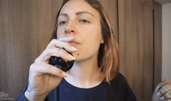 Wizard makes her GROW then she SWALLOWS him