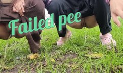 Failed pee