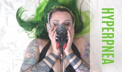 Leela Lapin Dons an Aviator Mask and Breathes HEAVILY while Masturbating in Hyperpnea