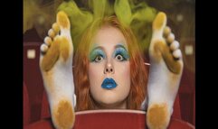 SMOKY STINKY WHITE TOESOCKS