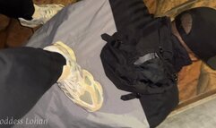 Goddess Lohan - Trampling the Slave on the Highway Median - HD