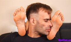 Massive Feet Smelling Ritual - Stinky Feet - HD MP4