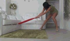 My stomach hangs and shrinks b