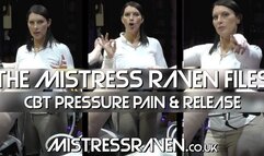 [1079] Mistress Raven Files CBT Pressure Pain and Release