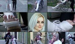 Vanessa FBC, SHS, Spica Wheelchair Crutching & Foot Play (in HD 1920X1080)