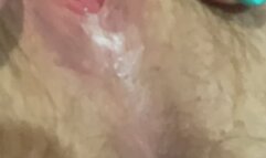 Very hairy pussy open gape, fart and masturbating 4k 60FPS