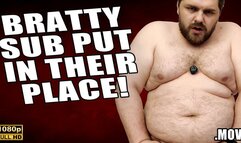 KingMarti: Bratty Sub Gets Put In His Place With A Rough Fucking - Full HD 1080p - MOV