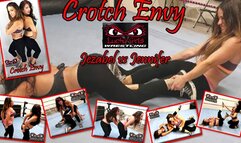 1527-Crotch Envy ~ Female Low Blow Wrestling