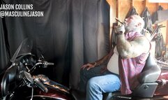 Fucking Tony Genius on my Harley while smoking a Cigar