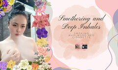 Uncensored - Smothering and Deep Inhales - Smoking Marlboro Red Cigarette