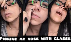 I pick my nose and seduce you with glasses!