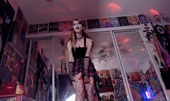 Harsh Domme Goth Goddess Custom Slave Punishment