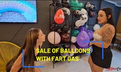 SALE OF BALLOONS WITH FART GAS - MISTRESS SASHA - FULL VERSION IN FULL HD - NEW JULY 2025