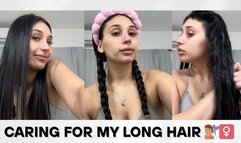 Caring for my long hair