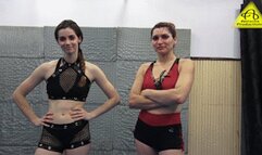 BellaLux vs Petra femaler competititve wrestling