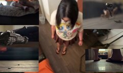 GIANTESS LATINA vs tiny soldiers