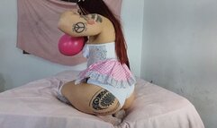 REDHEAD PUTS SMALL SLAVE INSIDE THE BALLOON AND HUMILIATES HIM BY FARTING AND SWEARING PART 2 BY ARIEL FULL HD