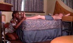 Fancie in foot servitude, part 1 (wmv)