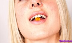 Melissa Gummy Bear Vore - Chewing - HD MP4