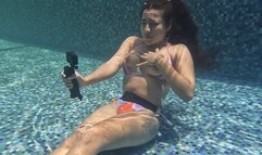CHRISTINA SELFIE UNDERWATER PERIL