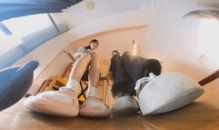 VR360 MARTINA teaches the new giant to humiliate the dwarves