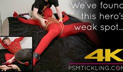 Ticklish doom! Spandex hero overpowered! 4K