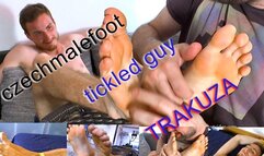 Barefoot soccer player Trakuza tickled and worship