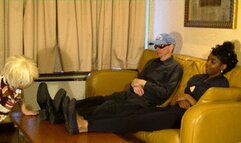 Black and white feet for Audrey