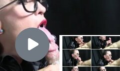 Secretary Cock Sucker, Sylvia Chrystall's Fantasies! Handy and Oral Treatment High Mastery! Close Up Tripod 1080p