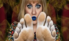 SMELLY SWEATY WHITE TOESOCKS