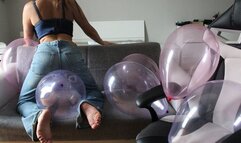 Stella gioca e scoppia palloncini sapone crystal