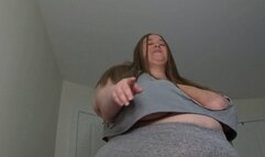 SSBBW Stripper Roleplay Lapdance POV
