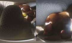 3DVR180 POV Dwarf humiliation in VR360 YAOYAO sports shoes