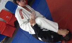 Axel vs Saskia Sharman Gi Feet