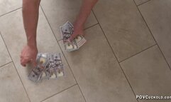 Cuckold creampie POV femdom facesitting creampie eating sissy big tits sph findom chastity strapon 032613