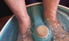 Footbath, Pedicure, Painting my Nails, and a Footjob