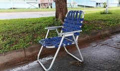 Woman smoking cigarettes wearing high heels and is cross-legged (3)