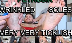 Very Ticklish Guy Petrusik Foot Worship & Tickle Treatment part 2