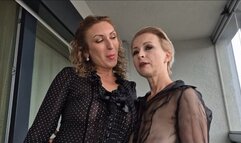 Nyloned lesbos in the heat - medium resolution