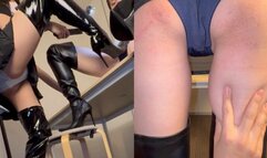 Japanese Long Boot Lesbians Get Intimate