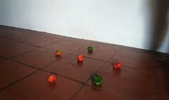 Using flip-flops for crushing and crushing by trampling (3)