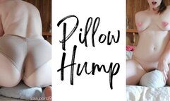 Pillow Hump - A pillow humping scene featuring Ass Spreading, Pussy Rubbing, Small Tits & Hairy Bush ft MILF Sassypantz