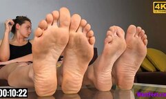 Step-Sisters Dirty Big Feet - 4K MP4