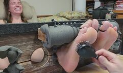 Sweaty summer tickle (with reaction) part 2