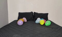 Farting On The Balloons - CLIP 1