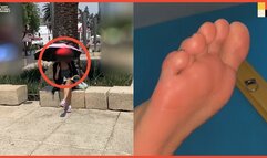 18 YEAR OLD PICKED UP IN THE STREETS MODELS HER FEET BEFORE FOOT WORSHIP - FOOT WORSHIP PICK UP VOL 4 - ACT I & II - CEREZA