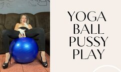 yoga ball inflatables pussy play