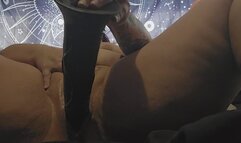 POV Close-Up – Huge Fantasy Dildo in My Pussy